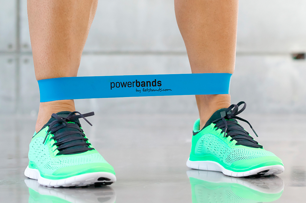 Let's Bands powerband Mini Blau (stark)