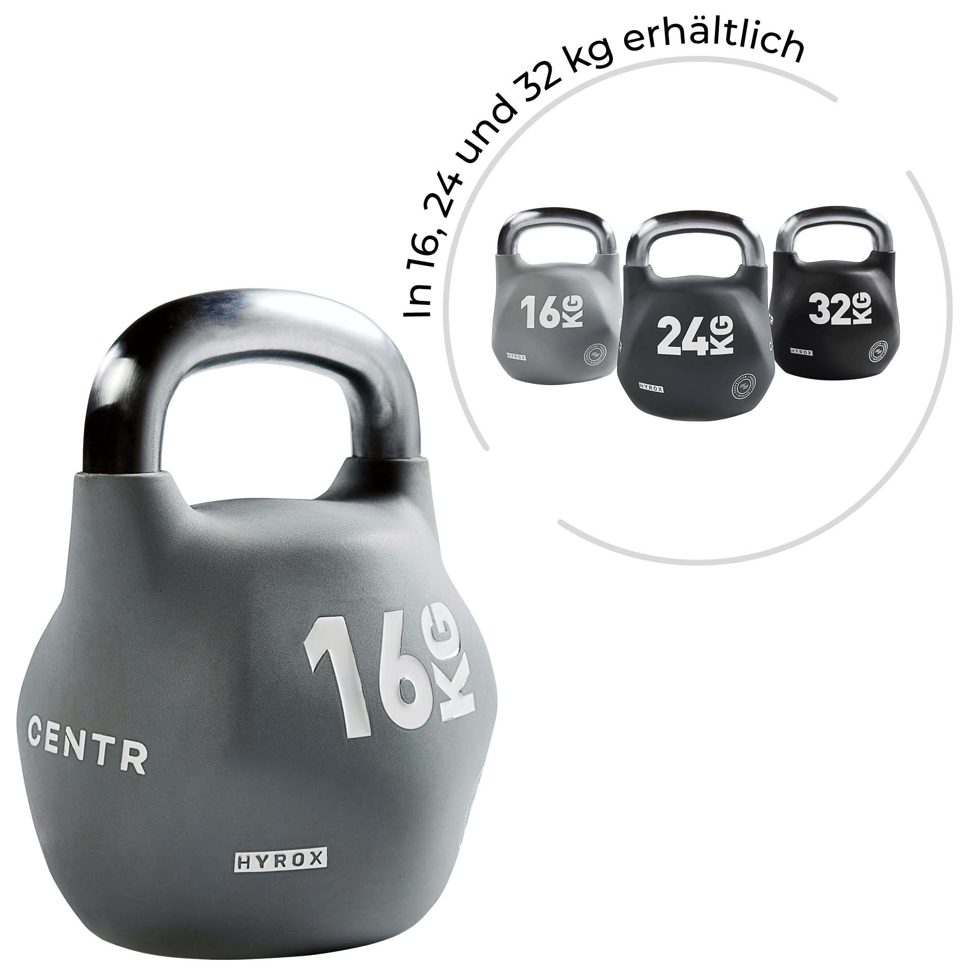CENTR x HYROX Competition Octo Kettlebell 16 kg