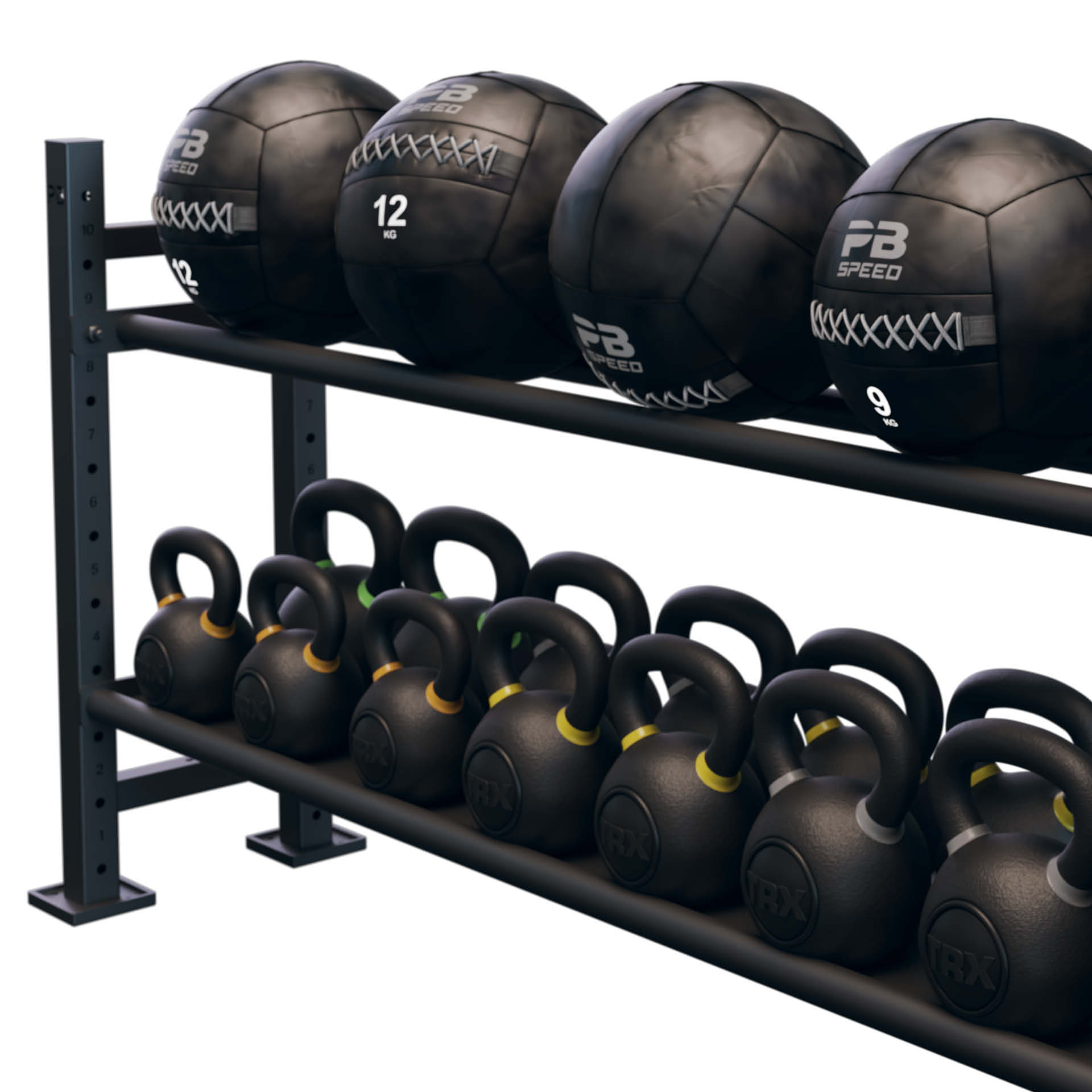 Perform Better Multi Storage 0,90m Ball und Kettlebell Ablage 2 Regale (Set) Perform Better Multi Storage 0,90m Ball und Kettlebell Ablage 2 Regale (Set)