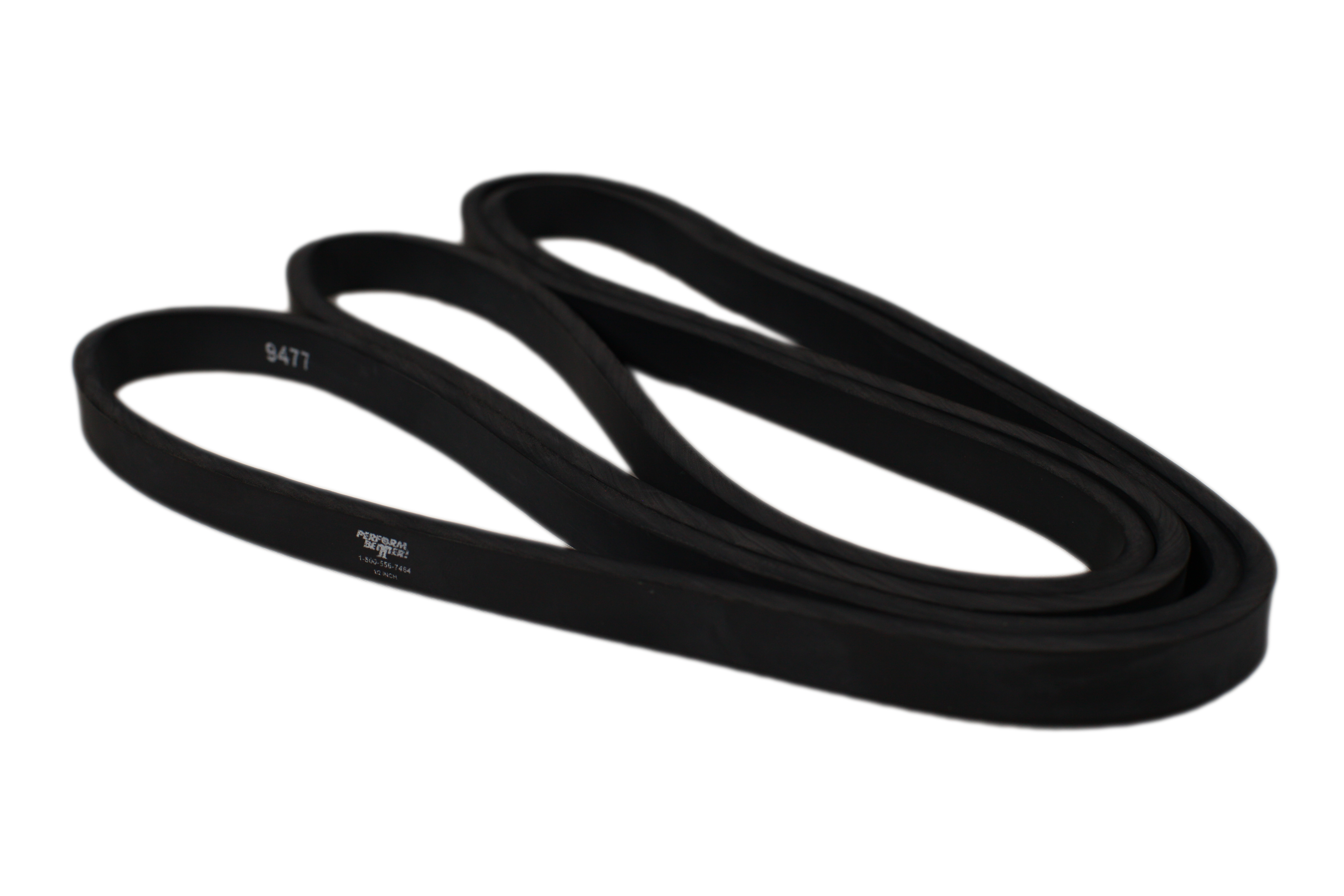 Superbands - 1.25 cm wide, 11 kg, black (5mm thick)