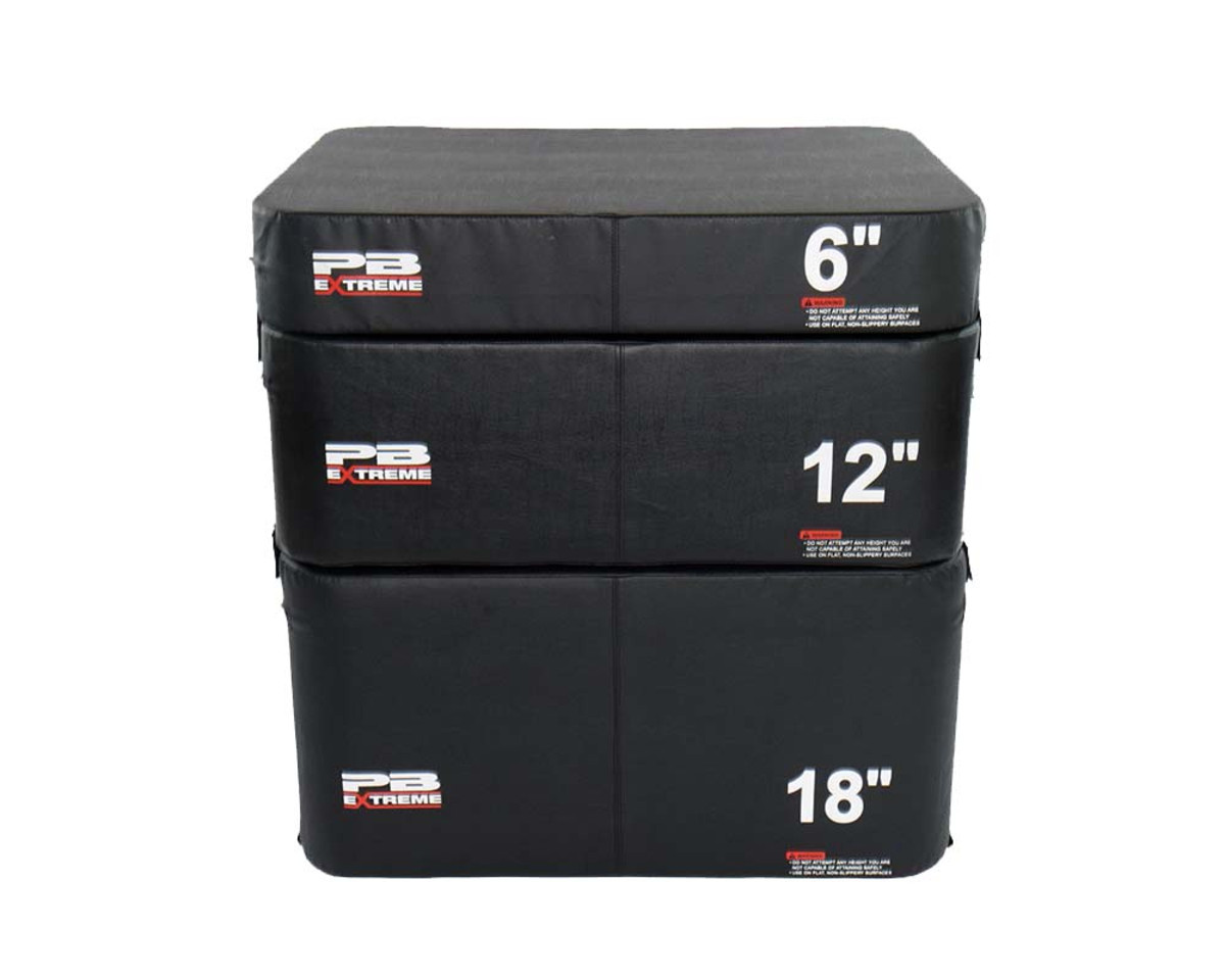 PB Extreme Soft Plyo Box black - set of 3 (15/30/45 cm)