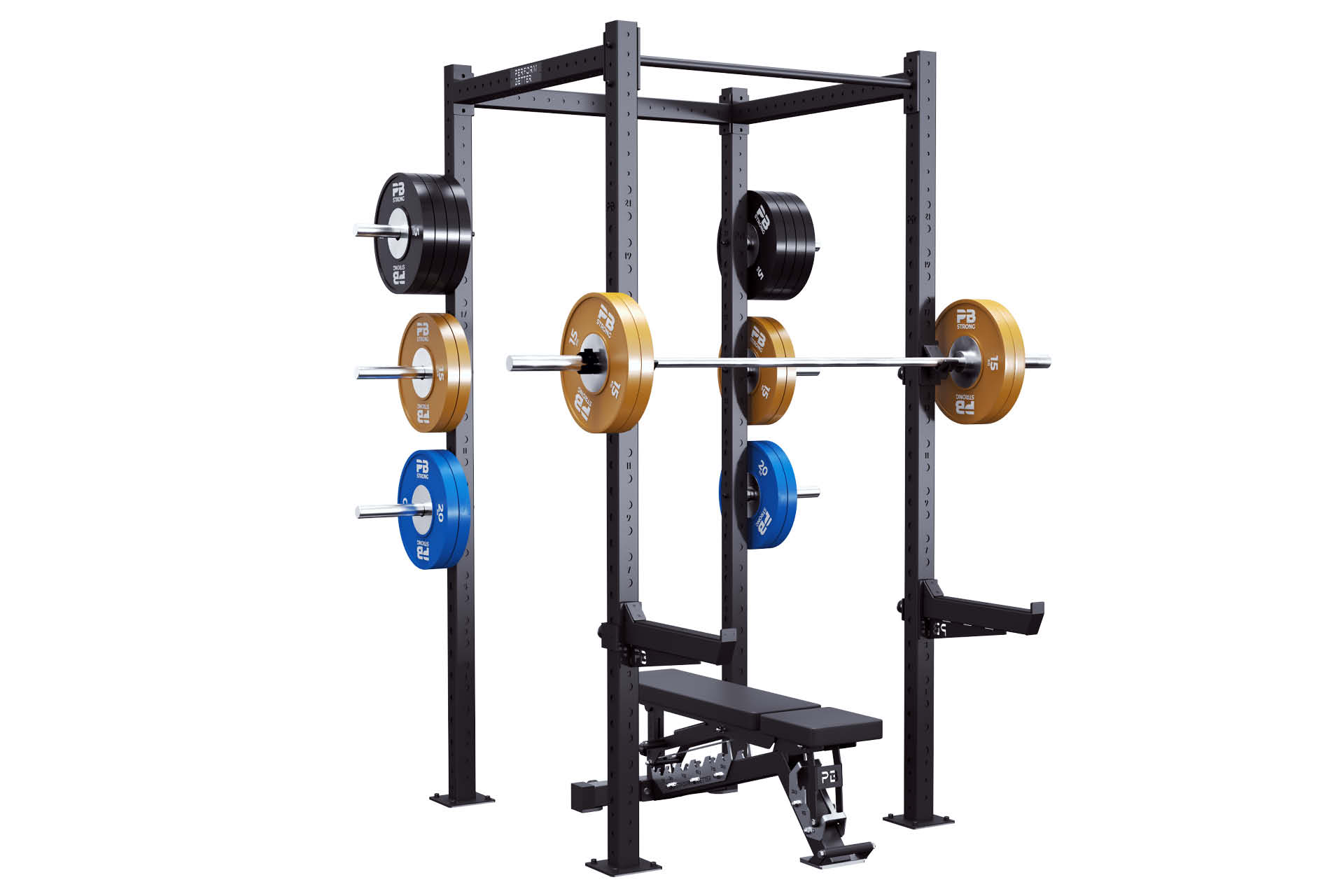 Perform Better Fullrack inkl. Safety Spotter und Jcups (Set) Perform Better Fullrack inkl. Safety Spotter und Jcups (Set)