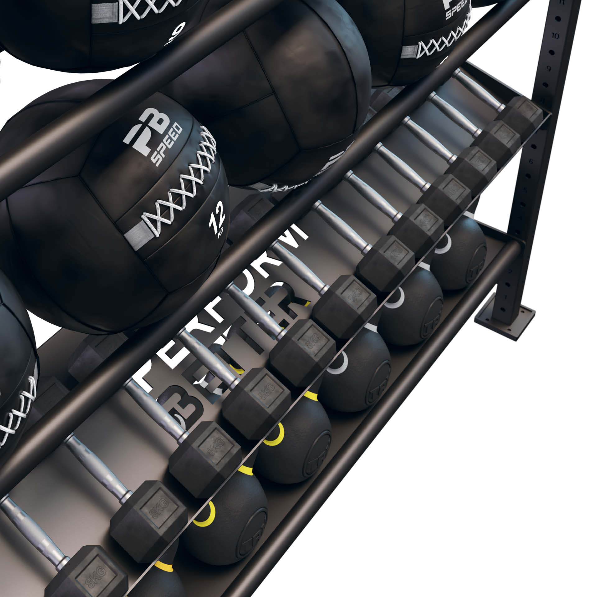 Perform Better Multi Storage 1,50m 4 Regale (Set) Perform Better Multi Storage 1,50m 4 Regale (Set)
