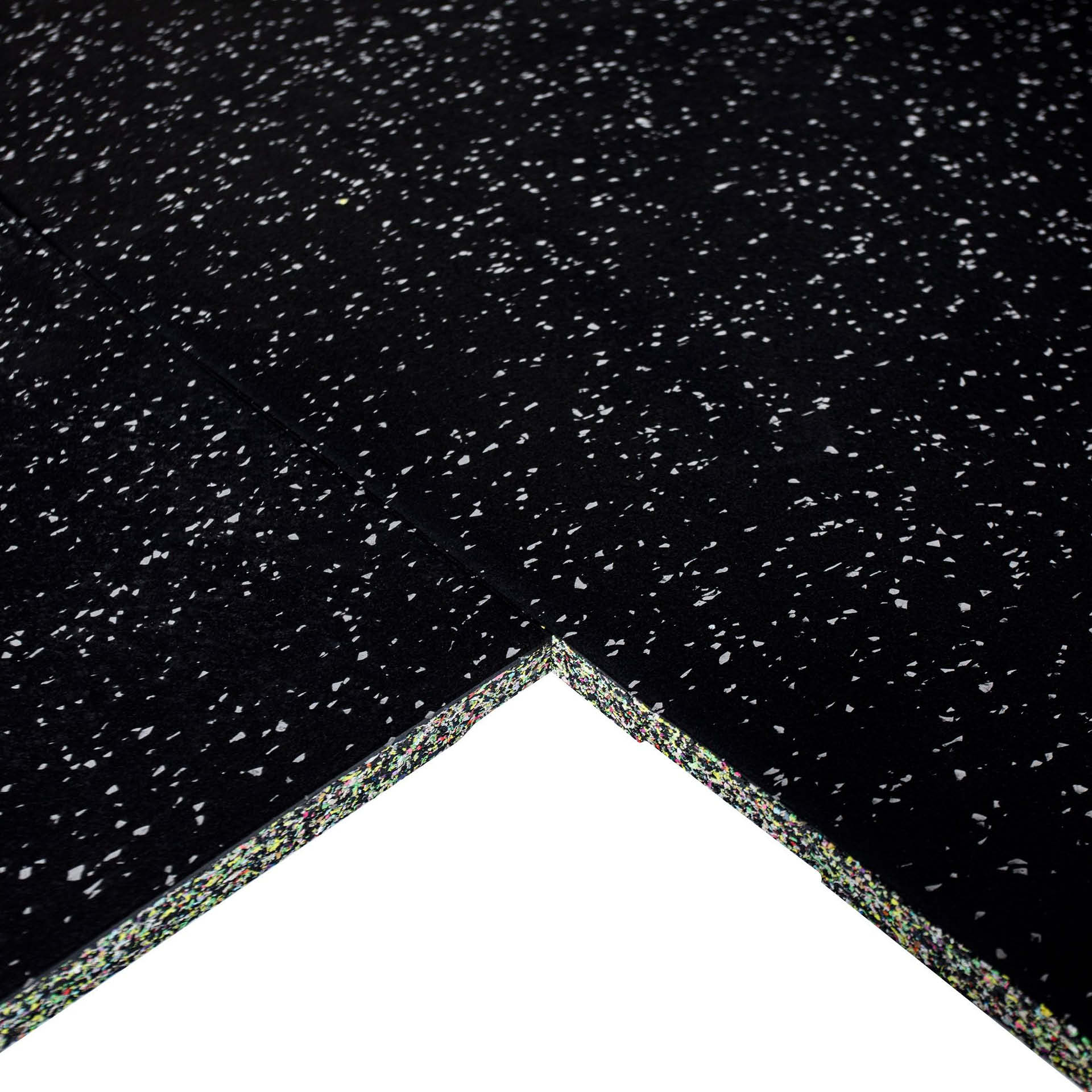 R+T Connect rubber mat 1x1m / 20mm (CROSSED / 25% light gray)