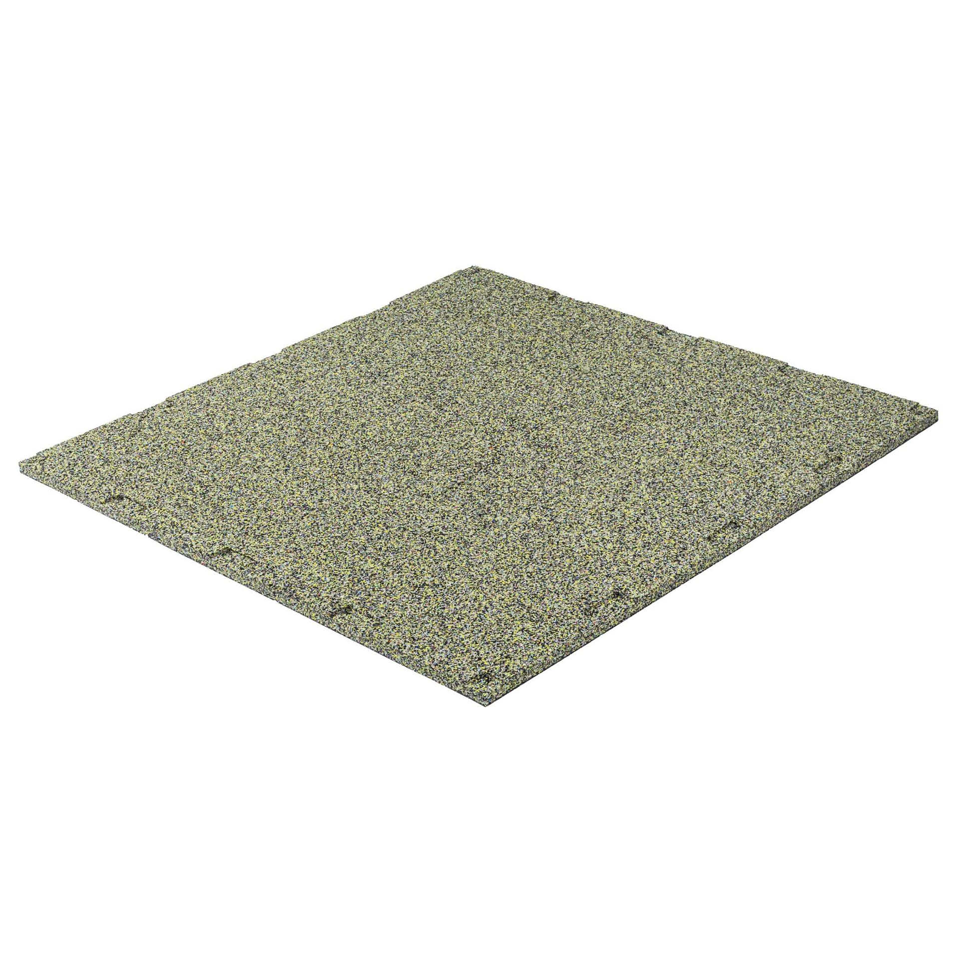 R+T Connect rubber mat 1x1m / 20mm (CROSSED / 25% light gray)
