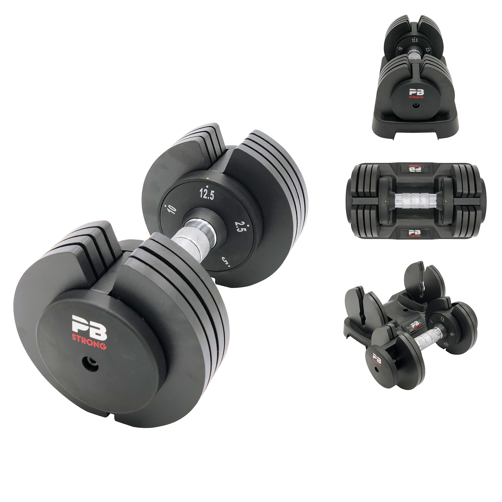 PB Strong Verstellbare Hantel 12,5kg (Paar) PB Strong Verstellbare Hantel 12,5kg (Paar)