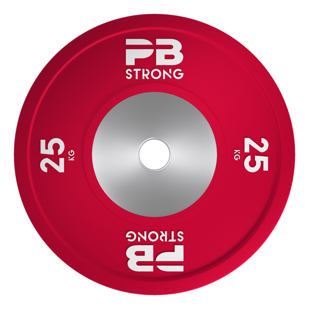PB Strong Wettkampf Hantelscheibe (Stk) Rot 25 kg