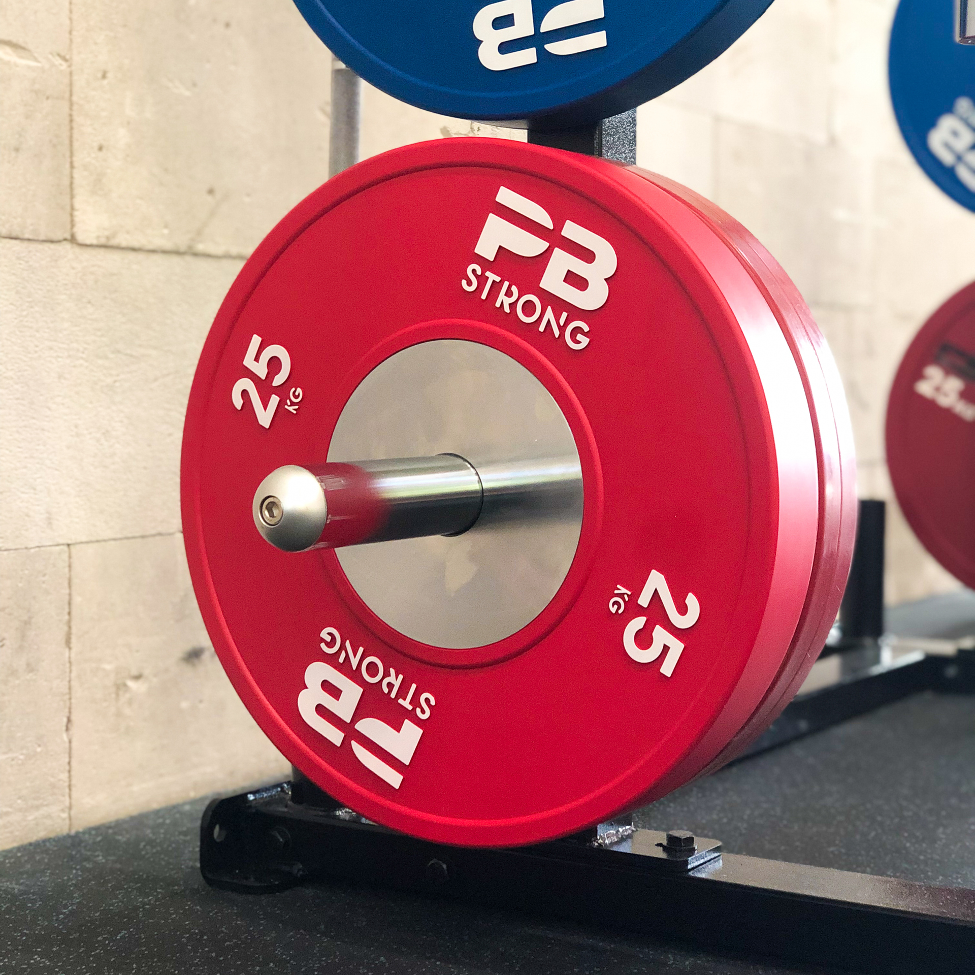 PB Strong Wettkampf Hantelscheibe (Stk) Rot 25 kg