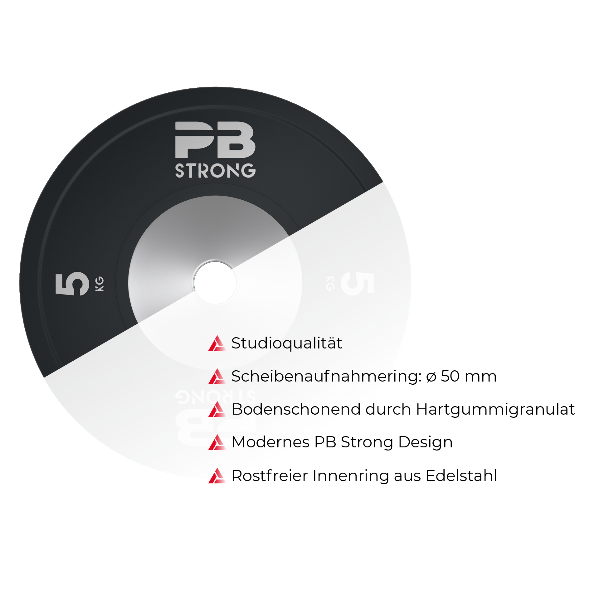 PB Strong Wettkampf Hantelscheibe (Stk) Grün 10 kg