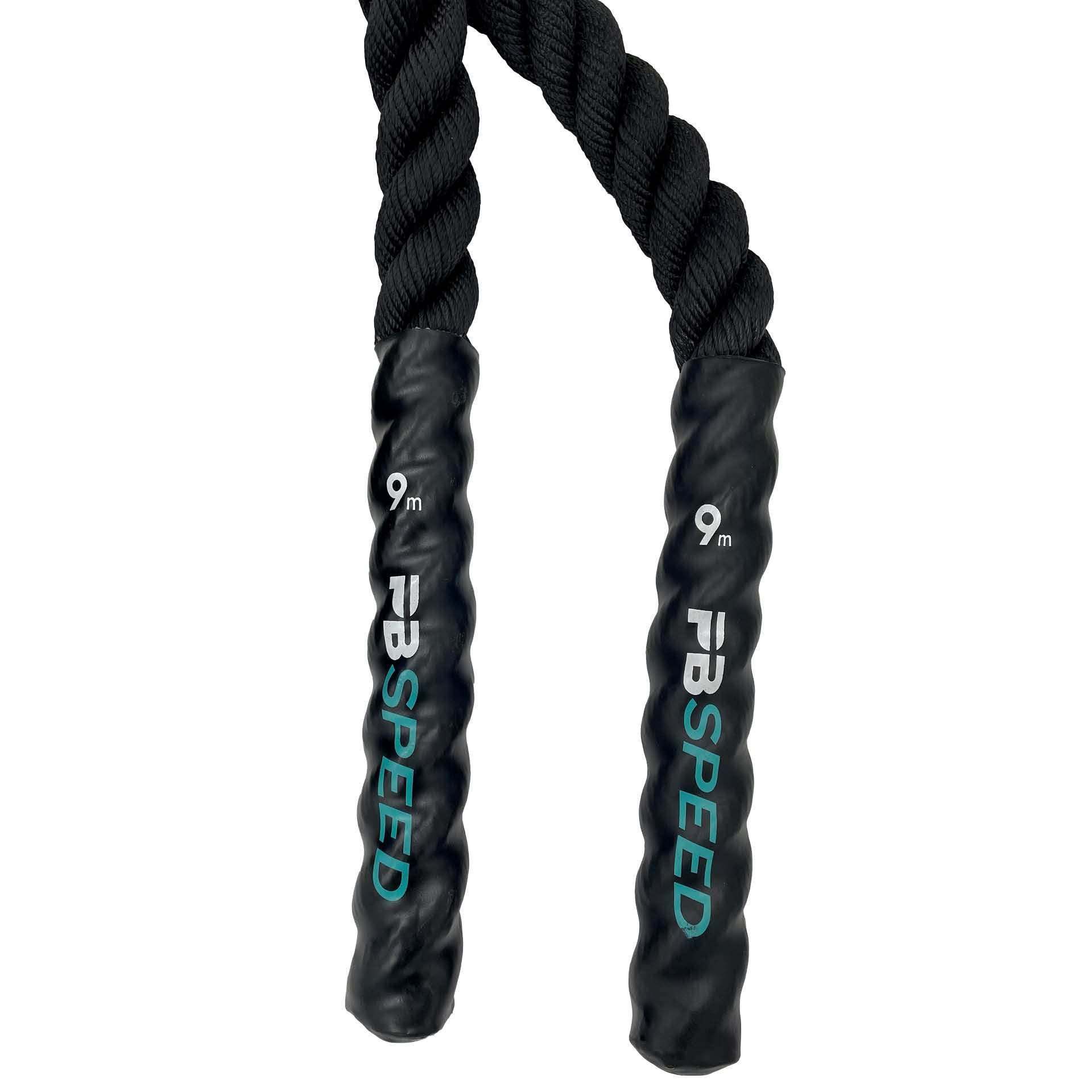 PB Speed Training Rope 9 m x 38 mm Schwarz