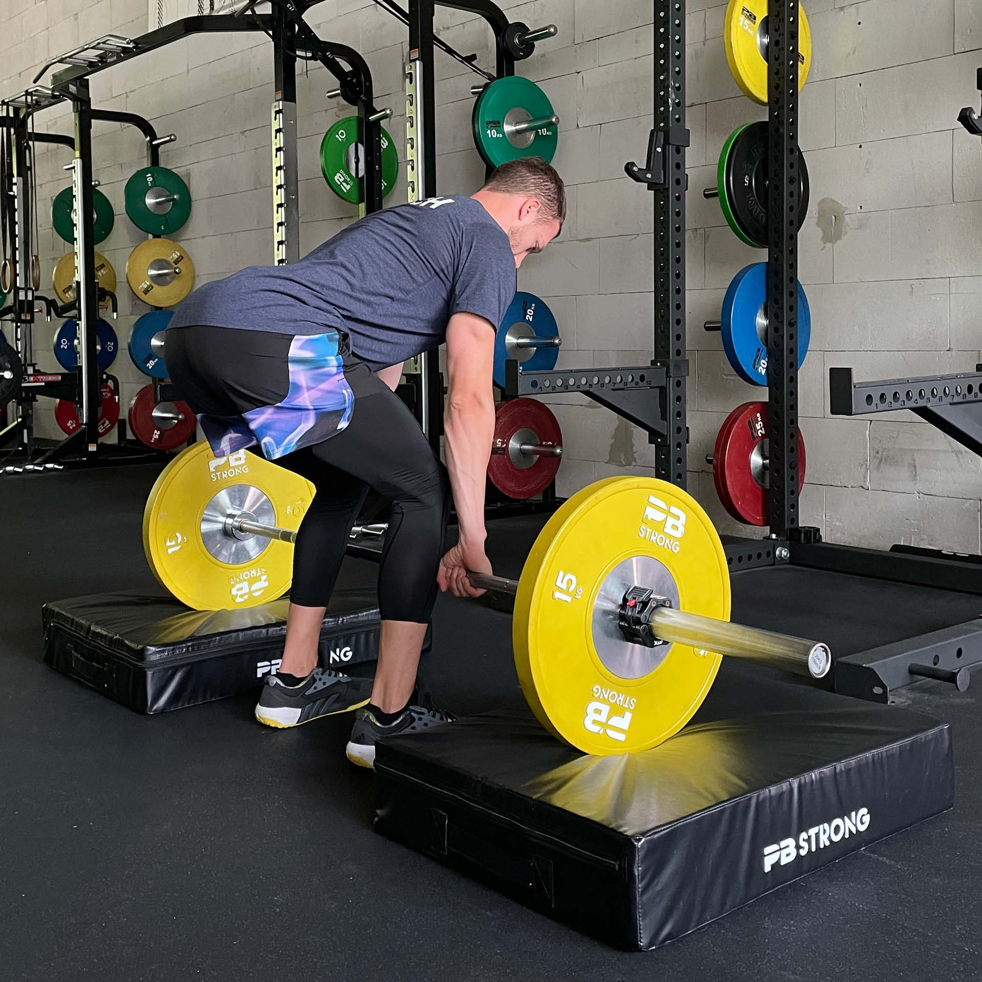 PB Strong Drop Pads Barbell Training Drop Mat Pair N 1 in Functional Training
