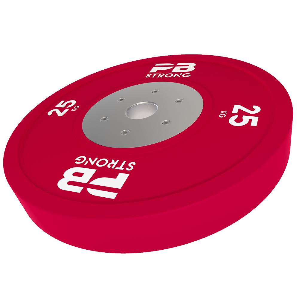PB Strong Wettkampf Hantelscheibe (Stk) Rot 25 kg