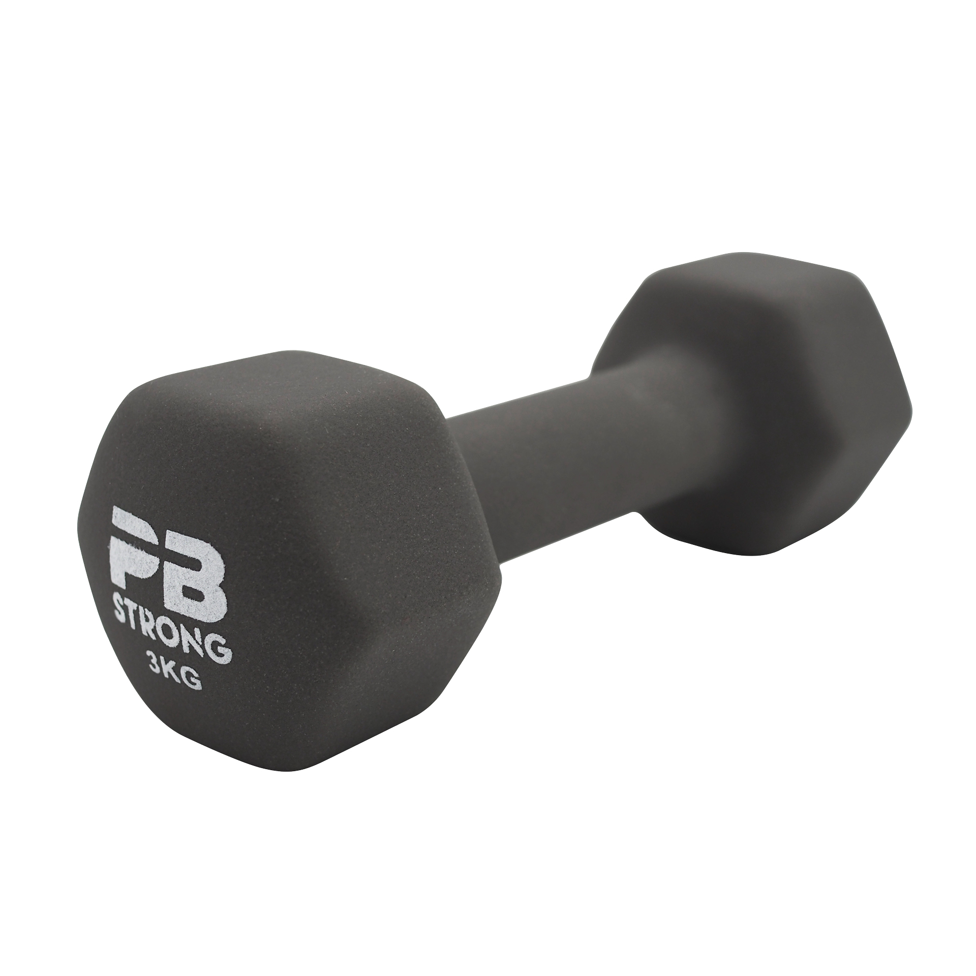 PB Strong Neopren Kurzhantel Grau (Stk) 3 kg