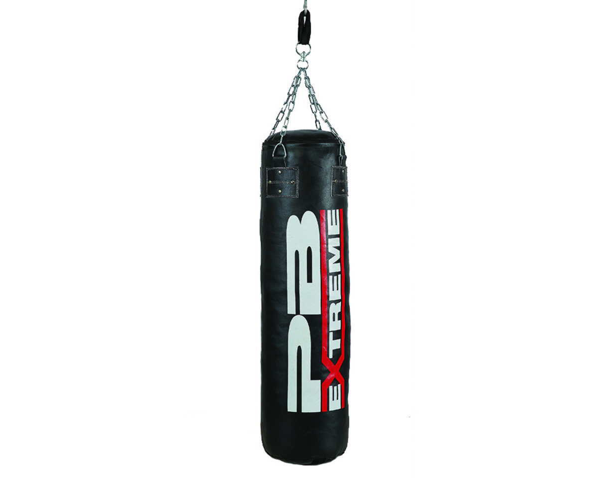 PB Extreme Thai punching bag (60kg / 1.83m long / black / synthetic leather)