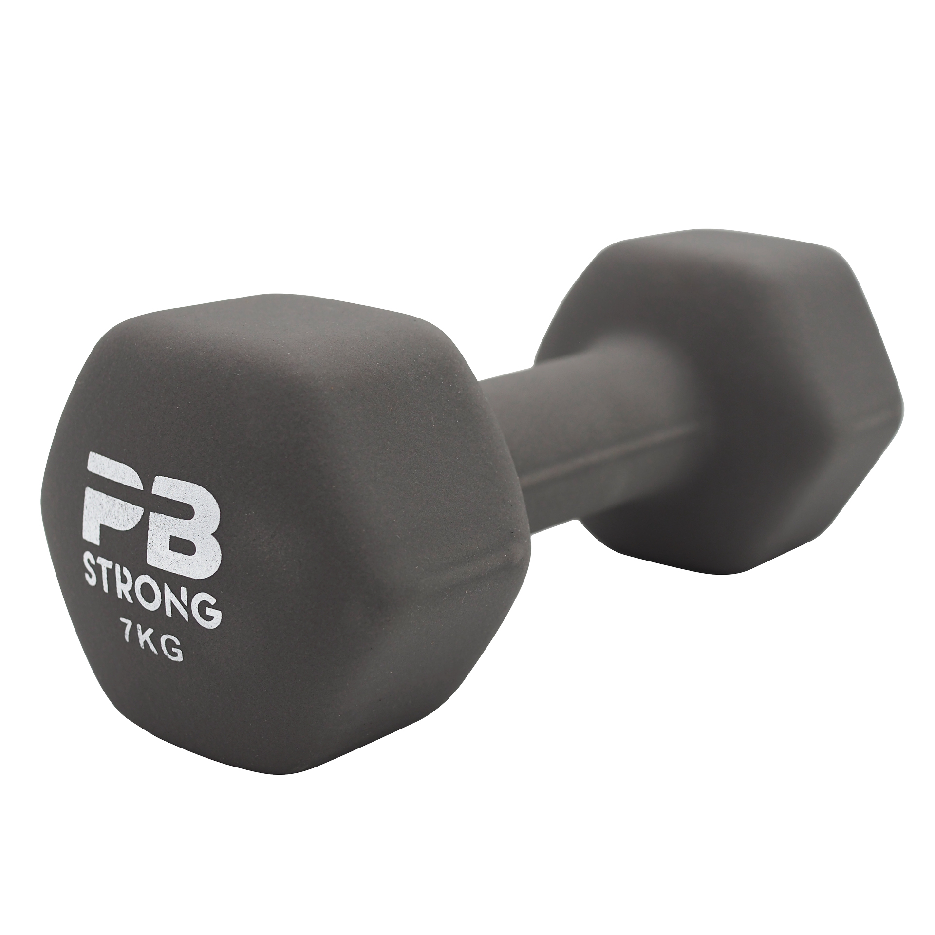 PB Strong Neopren Kurzhantel Grau (Stk) 7 kg