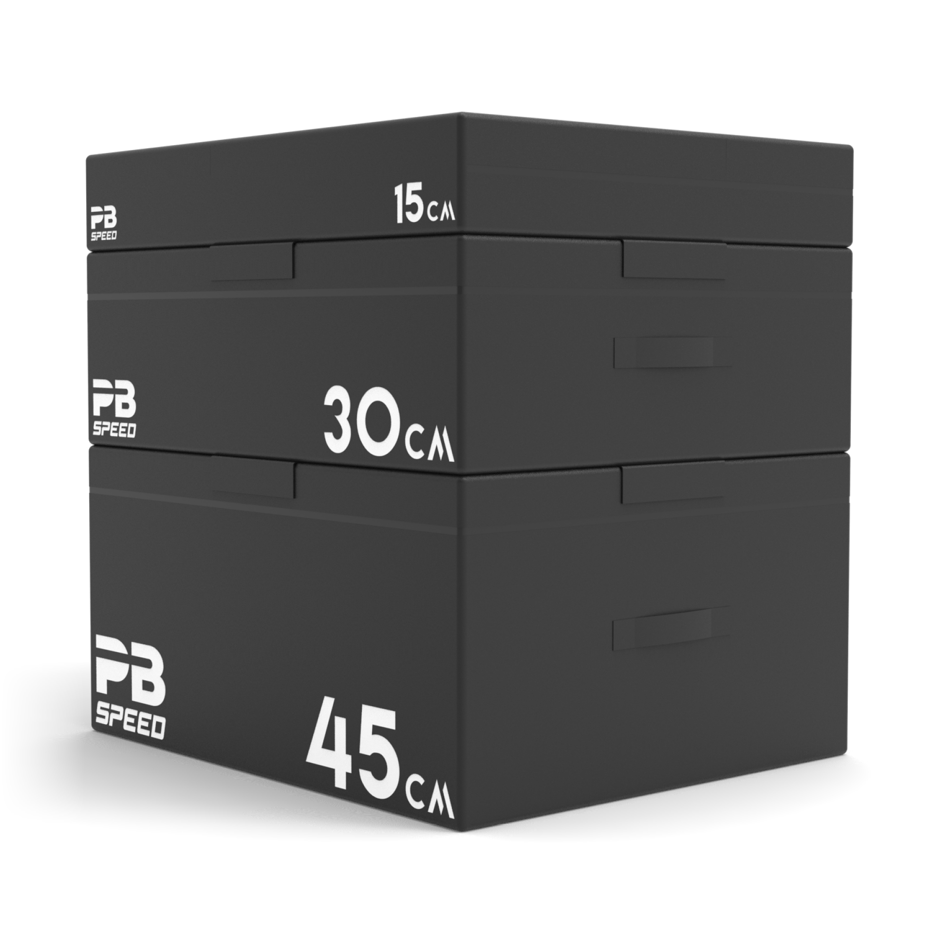 PB Speed Soft Plyo Box black - 15, 30 and 45 cm (set)