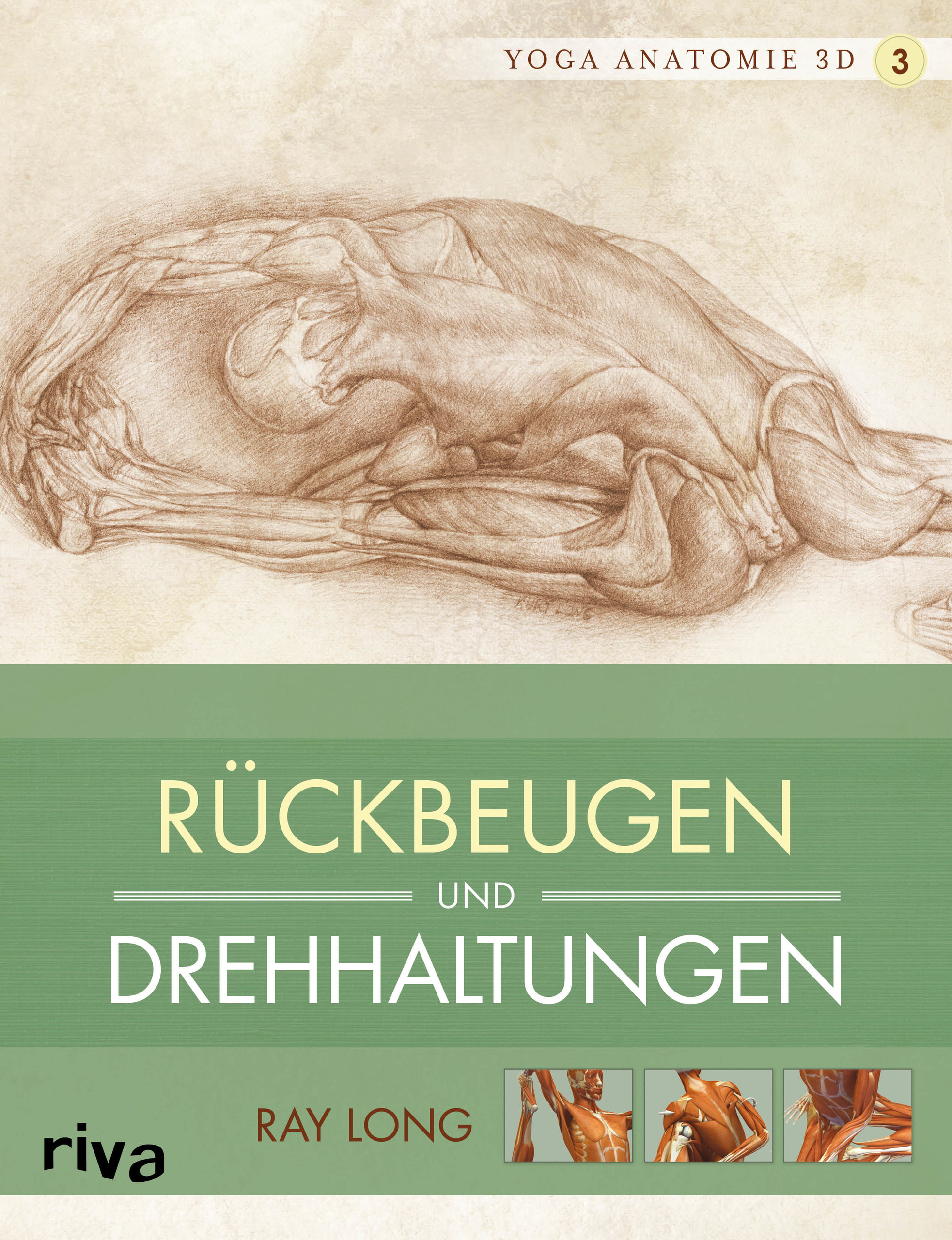 Yoga-Anatomie 3D - 3 - Rückbeugen und Drehhaltungen (Buch) 