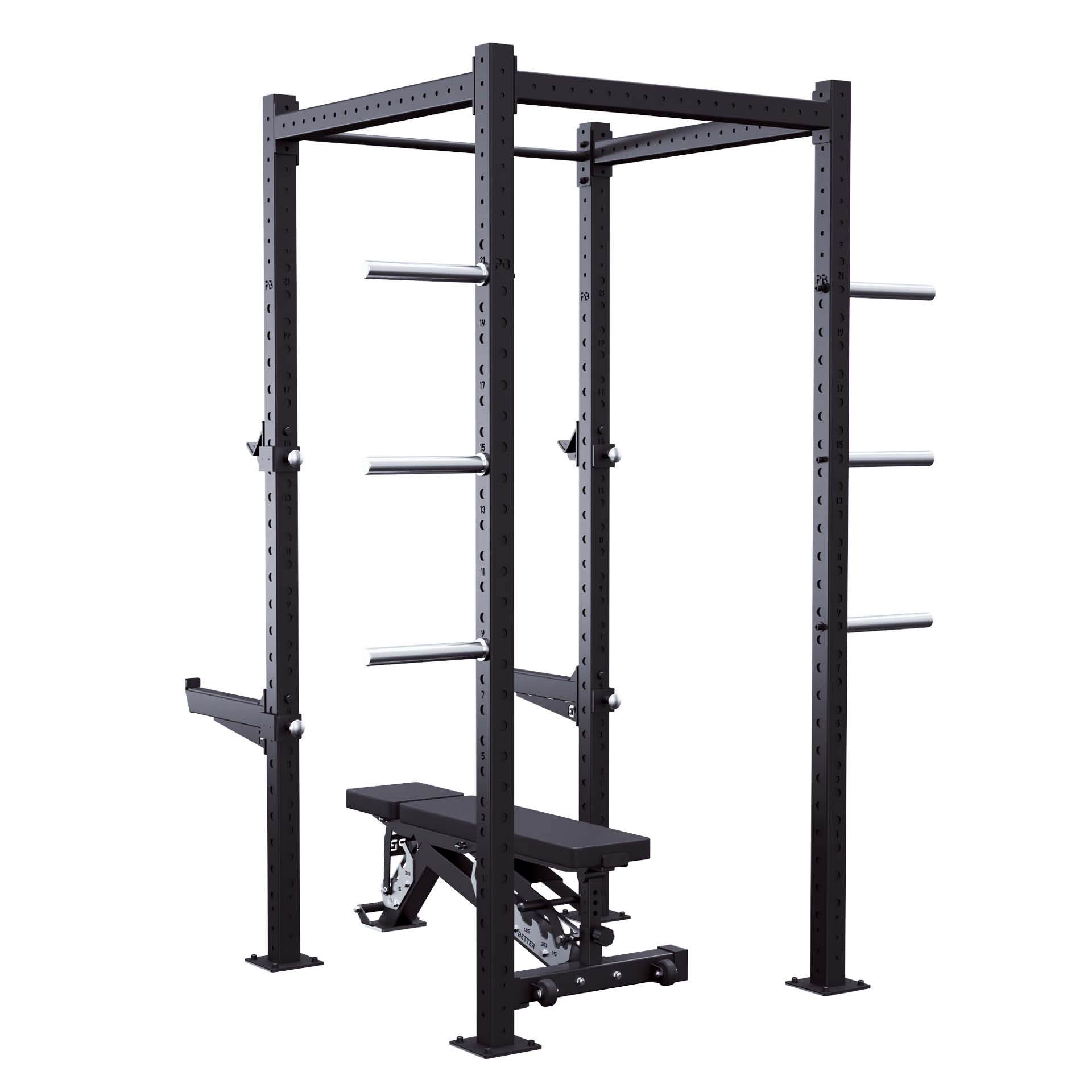 Perform Better Fullrack inkl. Safety Spotter und Jcups (Set) Perform Better Fullrack inkl. Safety Spotter und Jcups (Set)