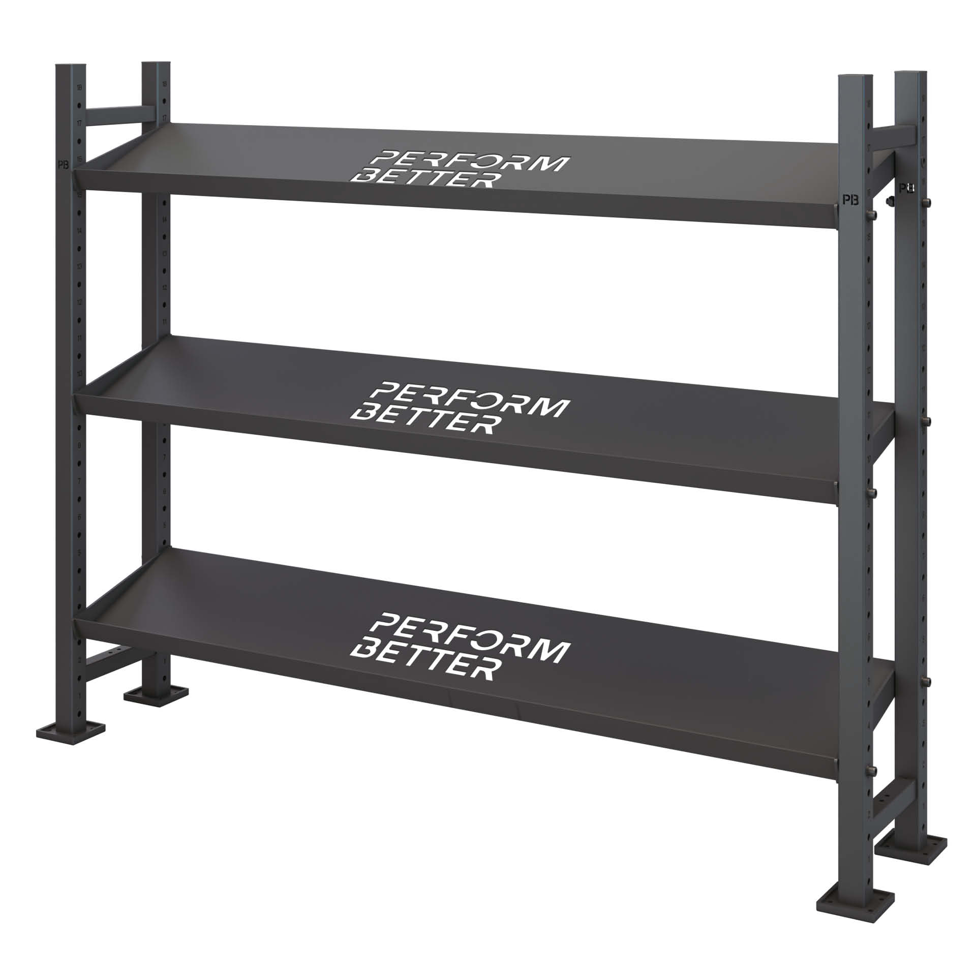 Perform Better Multi Storage 1,50m Kurzhantelablage 3 Regale (Set)