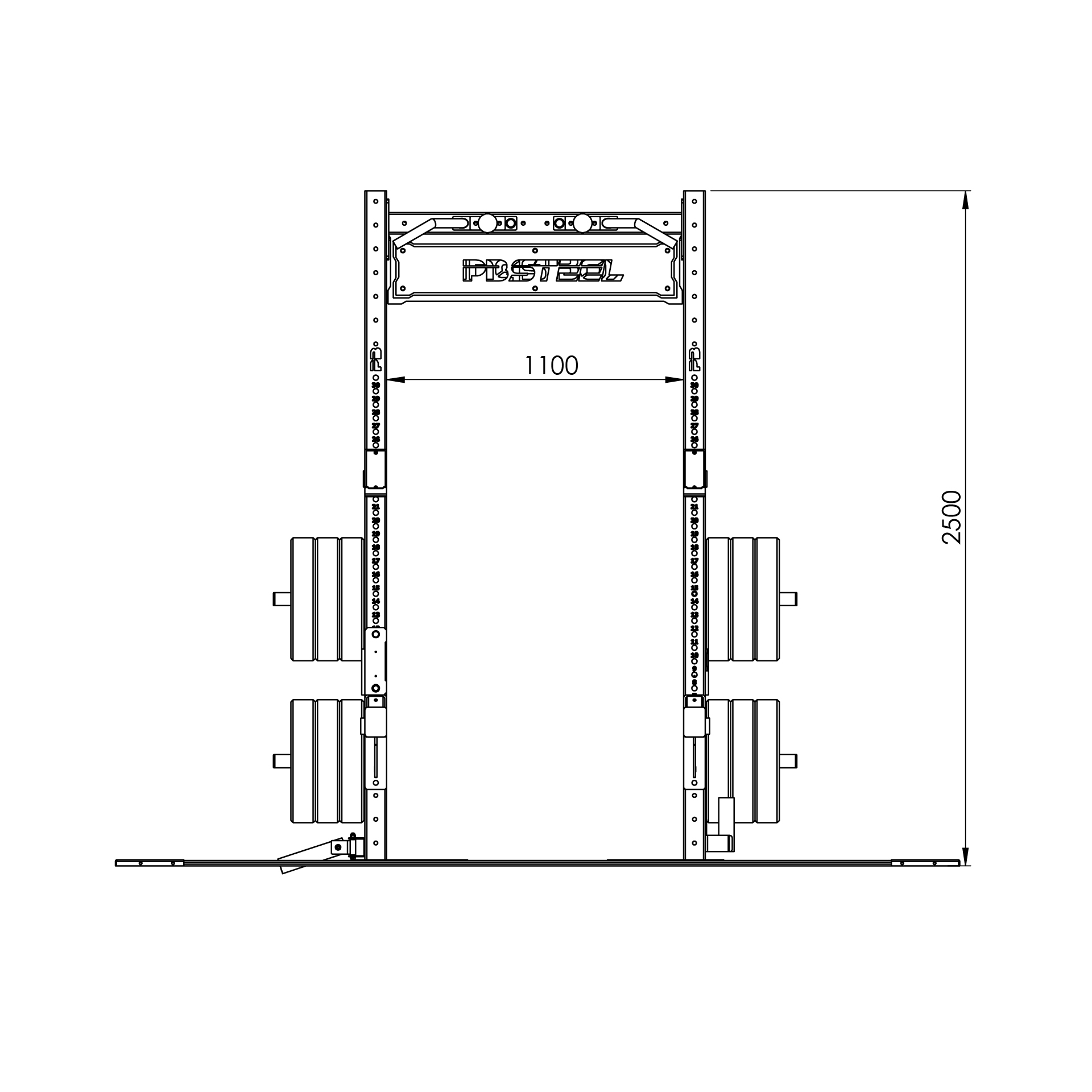 PB Steel Fitness RACK