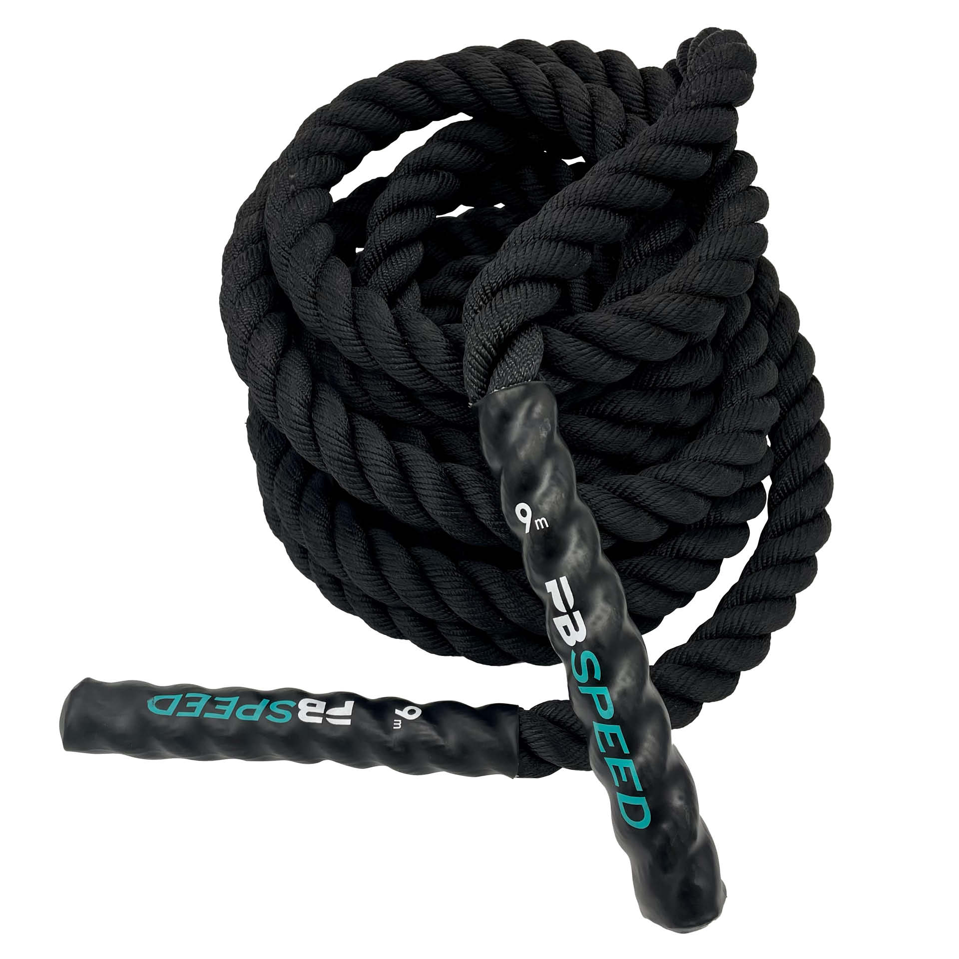 PB Speed Training Rope 9 m x 38 mm Schwarz