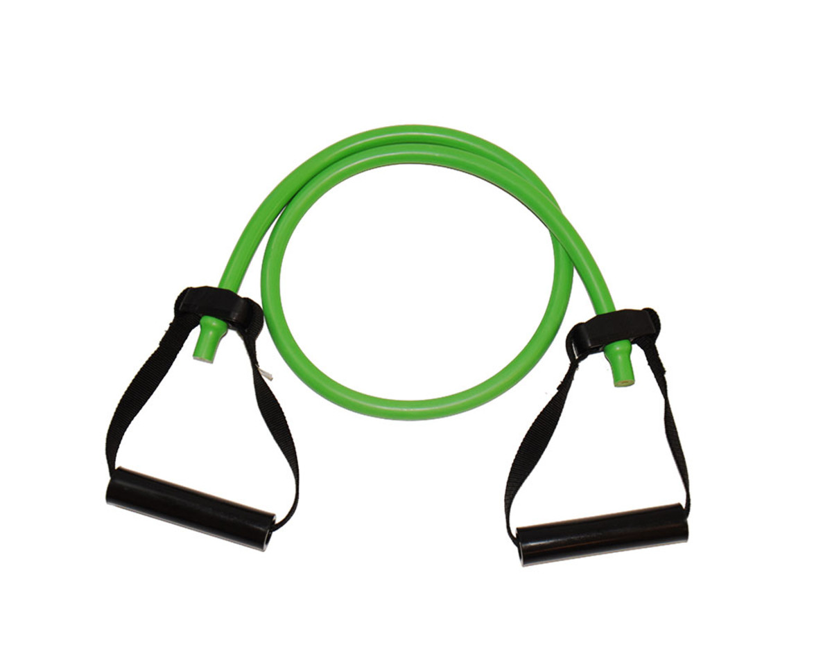 Exercise Tubes mit Griffen - Extrastark (Grün)
