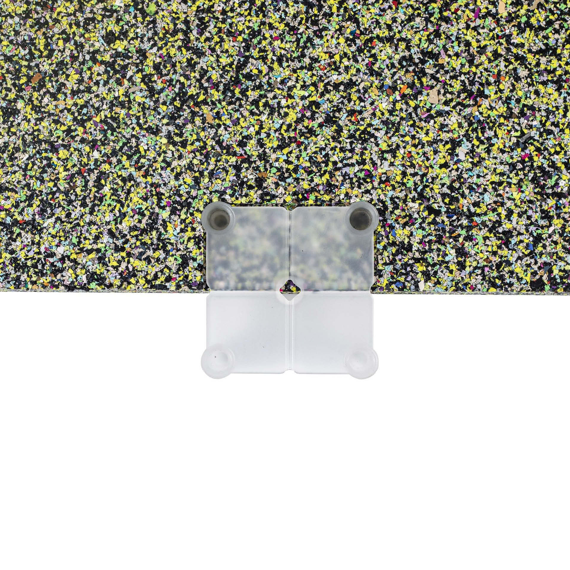 R+T Connect rubber mat 1x1m / 20mm (CROSSED / 25% light gray)
