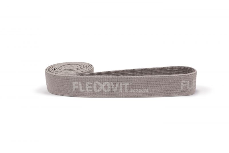 FLEXVIT Revolve Fabric Resistance Band - Made In Germany, Light/Grey - View #9